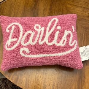 Ashland Pink and White Decorative Pillow